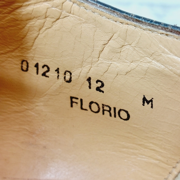 Bruno Magli Florio Cap Toe Brown Leather Dress Shoes Lace Up Loafers T208 - Picture 8 of 9